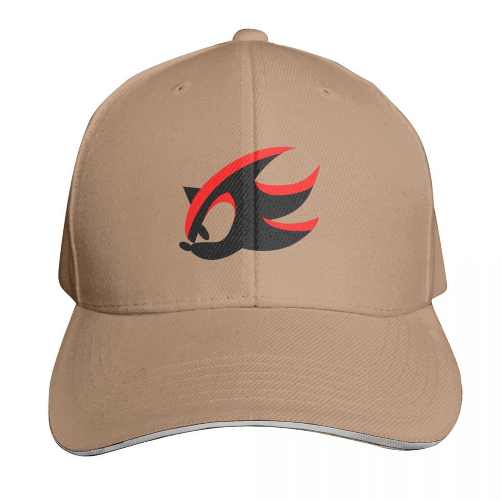 Shadow Icon Baseball Cap Contrast Two Tone Brim Snapback Flat Bill Strapback Dad Hat