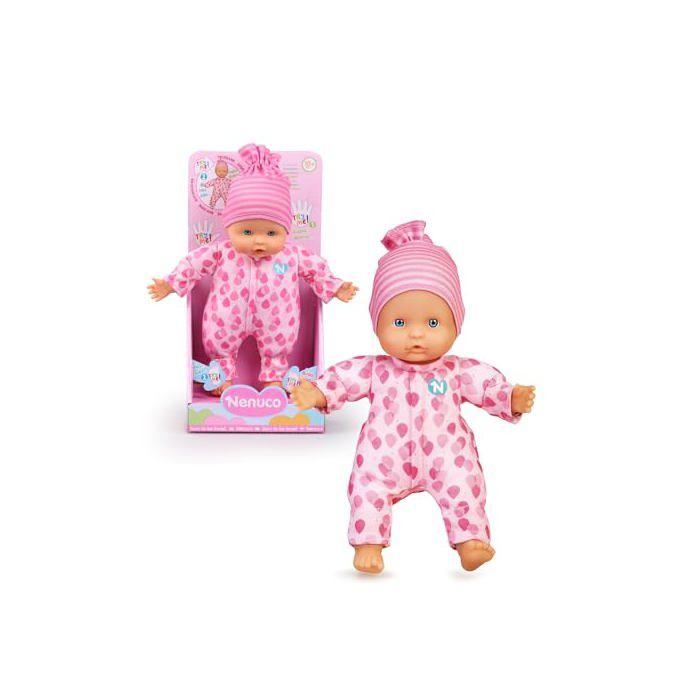 Poupée souple 3 fonctions - Nenuco - NFNA9000 - Émet des sons de bébé - Doigt dans la bouche - Matériaux doux