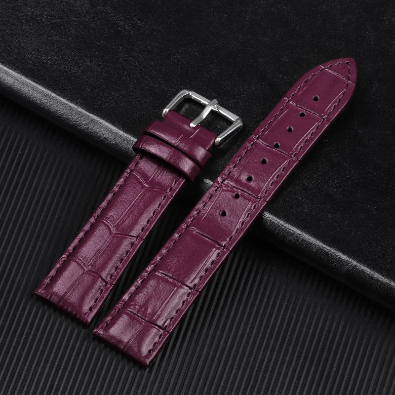Leather Watchband for Men Women Watch Band Universal Replacement 12mm 14mm 16mm 18mm 19mm 20mm 21mm 22mm Leather Watch Straps