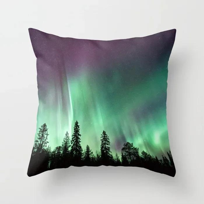 Geometric Blue Nordic Cushion Pillowcase Scandinavian Pillowcase