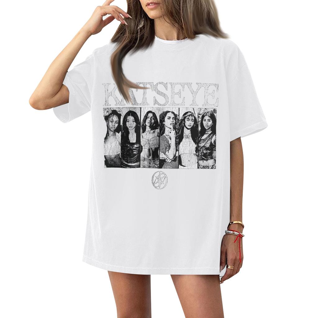 Women's Round Neck Printed Short-sleeved T-shirt Top