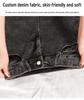 High-Waisted Elastic Denim Jeans for Women - Slimming, Velvet-Lined, Cropped Pencil Pants for Autumn/Winter 2021