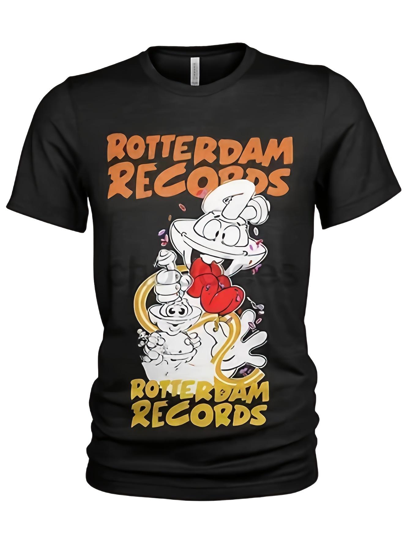 Rotterdam Records T-Shirt 1990S European Masters Netherlands Gabber Techno XXL