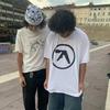 2026 Unisex T-Shirt Aphex Twin Shirt Cotton Print Oversized Y2k Streetwear Tees Short Sleeve Tops Korean Fashion Aesthetic Clothing