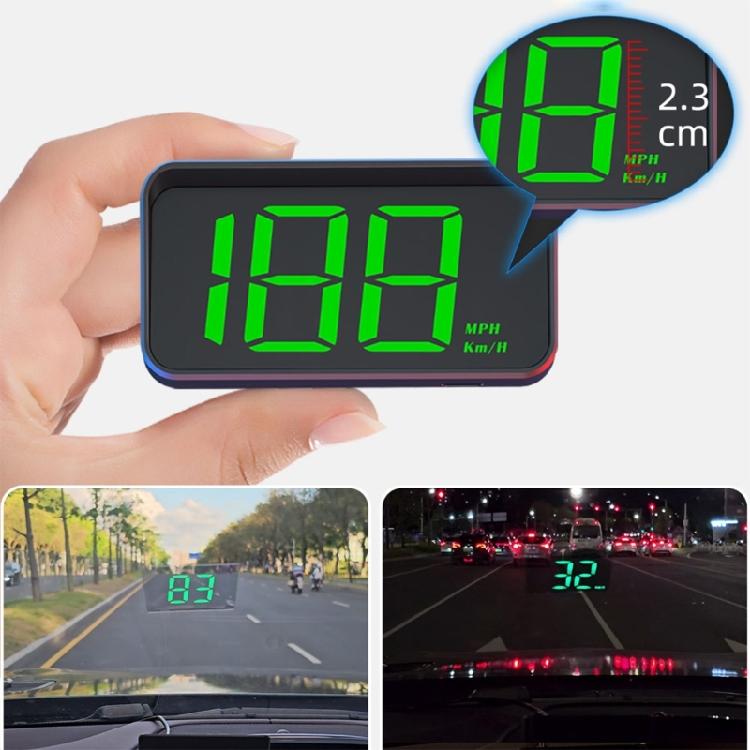 Fahrzeug Head-Up-Display Mit Genauer Navigation Und Echtzeit-Geschwindigkeitsinformationen Für Langstreckenfahrer Sicheres Fahren