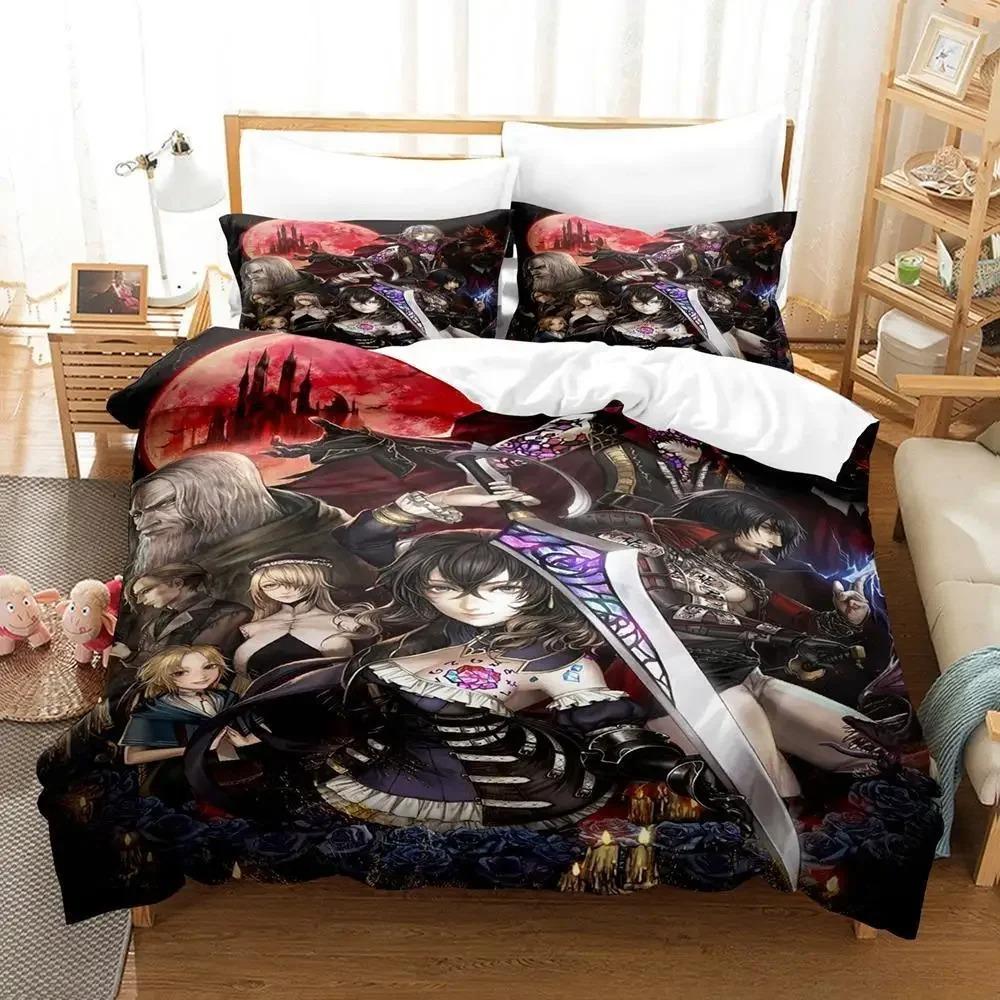 Game BLOODSTAINED RITUAL OF THE NIGHT Bedding Set Single Twin Full Queen King Size Bed Set Adult Kid Bedroom Duvet cover Sets Tool