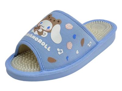 Sanrio Characters Health Sandals Slippers Women's SA-4190L (Cinnamoroll/Blue, L)