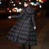 Cotton-padded Jacket Women's Long Over-the-knee Winter Thickened Cotton-padded Jacket Women's Thickened Slim-fit Hooded Ladies Padded Jacket