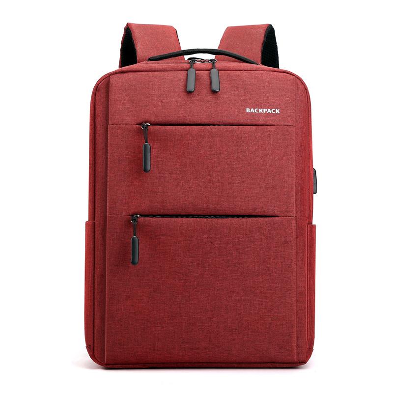 Casual business computer backpack New large-capacity men's travel backpack Printed LOGO schoolbag