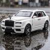 1:32 Véhicules Modèle en Métal Moulé sous Pression en Alliage Compatible Avec Rolls Royce Cullinan Black Badge SUV Tout-Terrain de Luxe Véhicules Maison