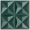 Wall Panels 12 pcs Origami Green 50 x 50 cm XPS Foam