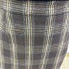 Spring 2026 High-Waisted Plaid Slimming Woolen Over-the-Knee Skirt