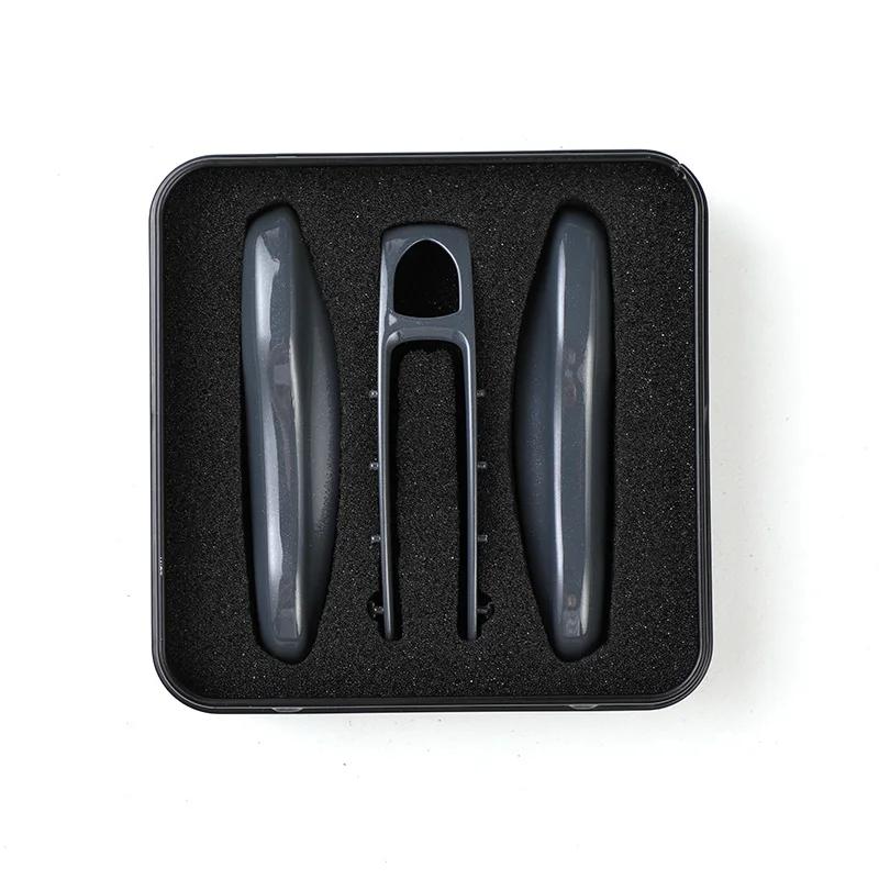 3PCS Smart Key Shell Cover Case for Porsche New Cayenne Panamera 911 992 Taycan Car Key Case Car Accessories Protective Case