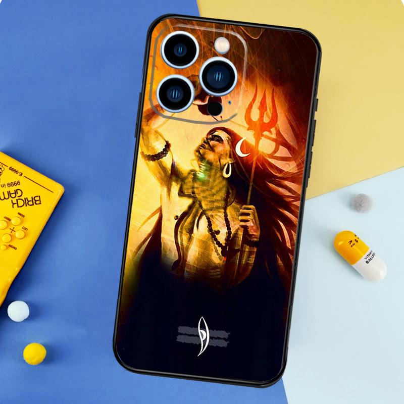 Lord Shiva Hindu God Buddha India Phone Case For iPhone 17 16 15 14 13 11 12 Pro Max Mini 15 16 Plus 16e 17 Air Bumper Cover
