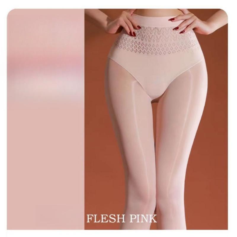 Women'S Stockings Thin Ultra Elastic Hollow Waiste Pantyhose Tights Anti-Hook Silk High Socks Exotic Lingerie Long Sockings