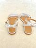 Hyoave Olivia Ribbon Sandals - Silver