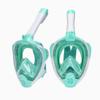 Full Dry Snorkel Mask for Adults Silicone Full Face Anti-Fog Diving Mask Snorkeling Gear-M6