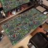 1Pc Gaming Setup Accessories City Road Cartoon Mouse Pad Large Desk Mat City Carpet Nostalgia Mousepad Gamer Computer Table Mats