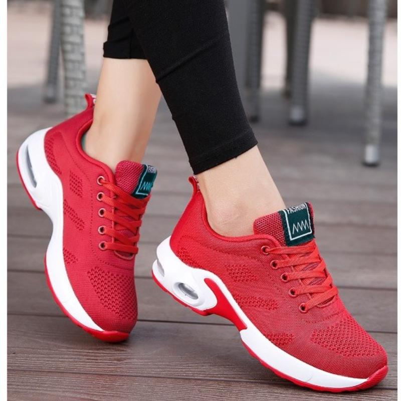 Women's Spring Mesh Shoes Breathable Comfortable Casual Oversized Running Shoes