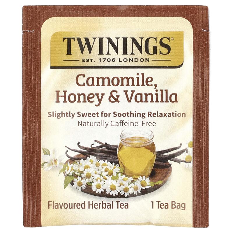 Flavored Herbal Tea, Camomile, Honey & Vanilla, Caffeine-Free, 20 Tea Bags, 1.13 oz (32 g)