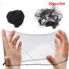 20Pcs/Lot Durable Nylon Hair Net For Bun Hair Hair Style Tool Black Coffe Beige Brown White Gold Hair Net For Wigs Mesh