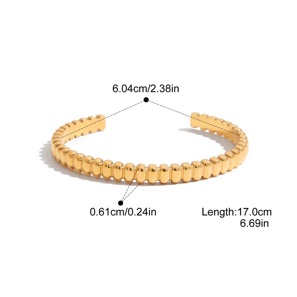 Yori Handmade 3:1 Chain Bracelet Stainless Steel 18K Gold PVD Plated Waterproof DIY Accessories New Gift