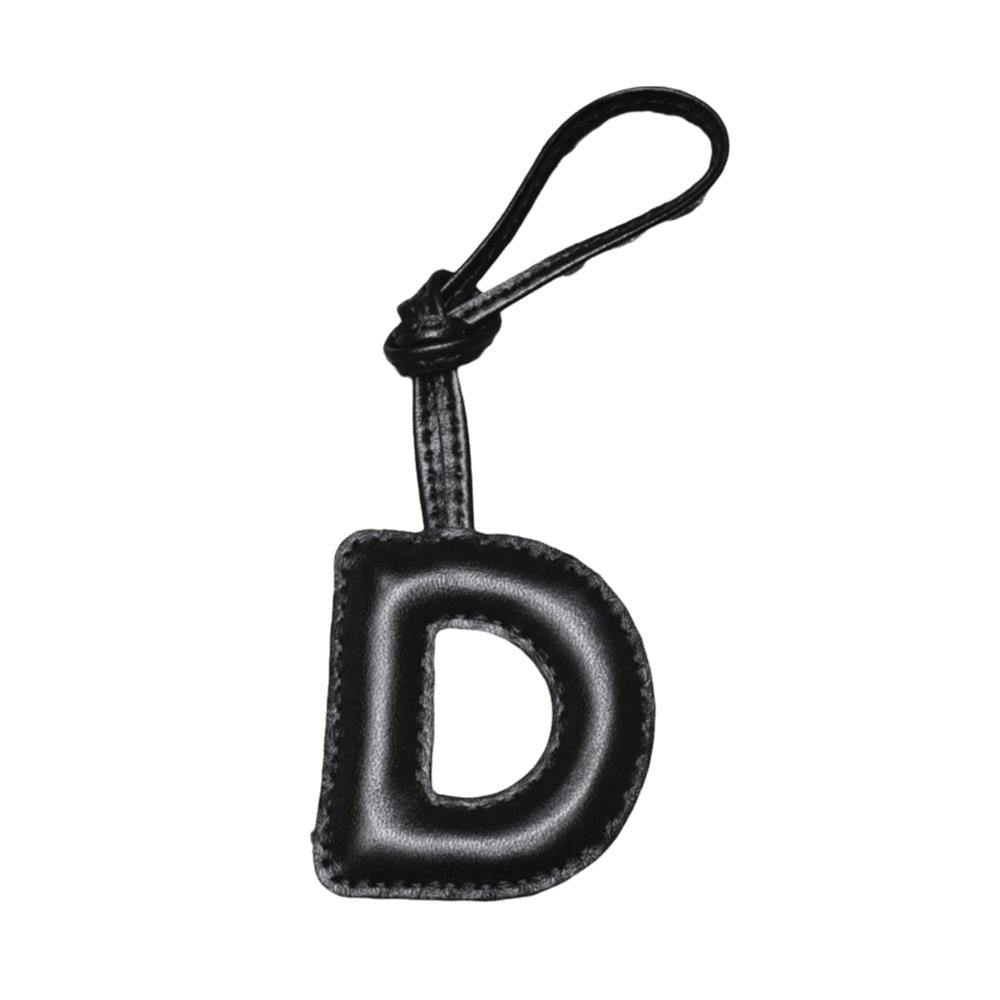 26 Initials Leather Alphabet Key Chain Genuine Sheepskin Car Pendant  Ladies