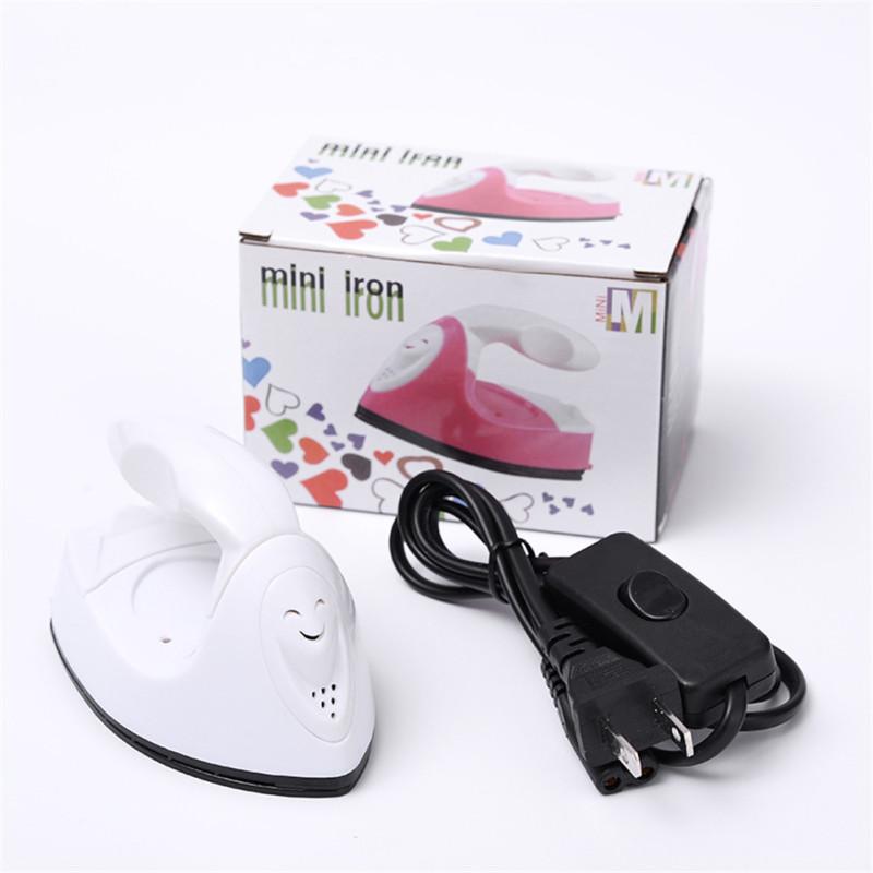 Mini Electric Iron Portable Travel Crafting Clothes Ironing Sewing Supplies