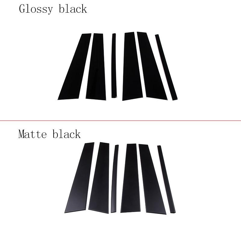 For Land Rover Discovery 3/4 LR3 LR4 2004-2016 ABS Black Car Window B-pillar Center Pillar Trim Strips Sticker Car Accessories