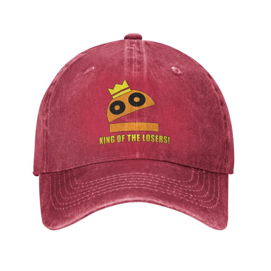 Classic R.E.P.O. King of Losers Baseball Cap Unisex Style Distressed Denim Snapback Cap Summer Unstructured Soft Hats Cap