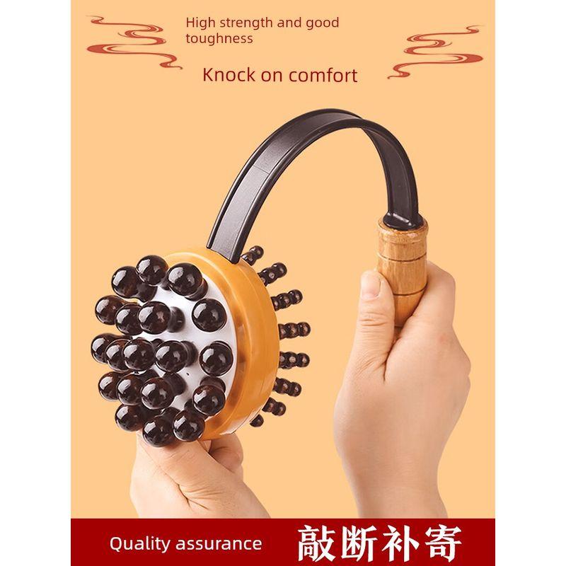 Hammer for Tapping Meridians, Full-Body Tapping Device, Handheld Hammer for Tapping Shoulders, Neck, and Back, Massage Stick, Back-Tapping Tool