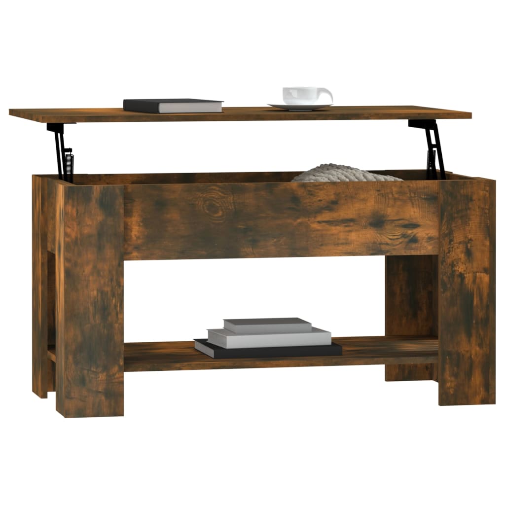  Coffee Table, Smoked Oak, 101x49x52 Cm