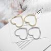 Fashion Big Heart Stud Earring For Women Fine Jewelry Oorbellen Brincos Pendientes Eh1302