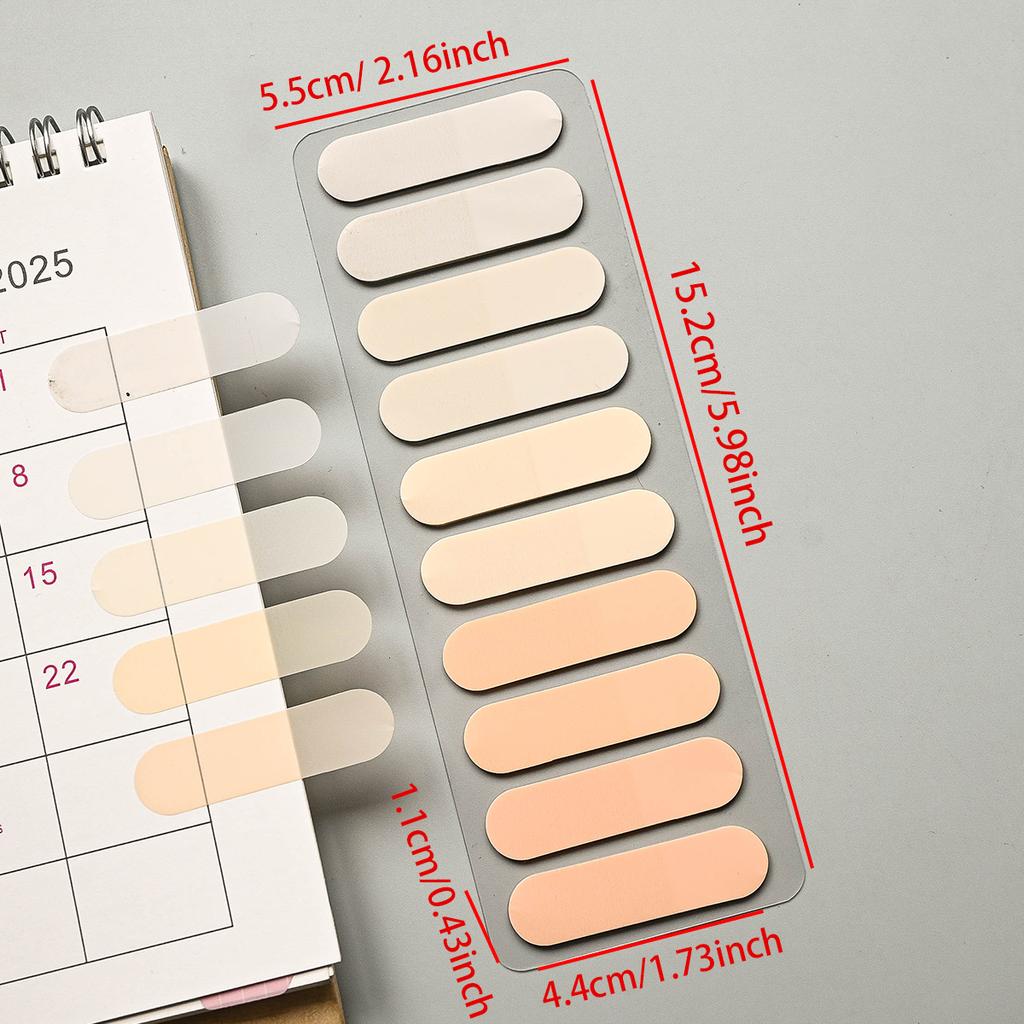 200-2400Sheets Transparent Index Creative Memo Pads Office School Stationery Self-Adhesive Stickers Posted It Sticky Note Pads