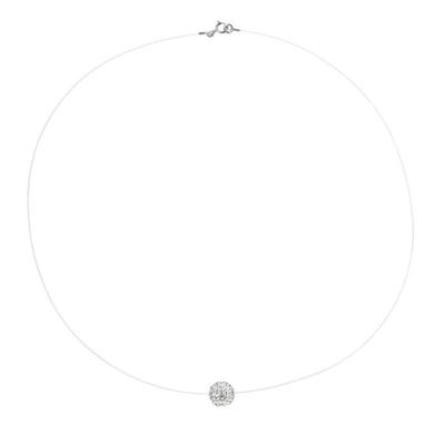 Necklace - LOVA LOLA VAN DER KEEN - 10 Mm - 925 Sterling Silver - Genuine Crystal - Women