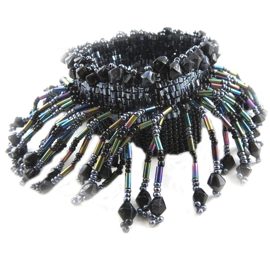 Les Trésors De Lily [B8197] - Bracelet 'Majusteuse' Black