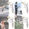 Premium Silver Plated Aluminum Alloy Water Gun For Car Washing And Gardening Needs