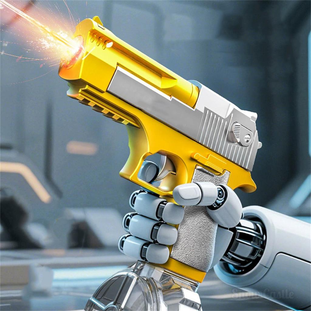 Electric Water Gun Toy for Kids and Adults Summer Outdoor Pool Beach Backyard Water Fight Game Essential Water Blaster with Drum Magazine