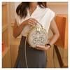 2025 Spring Women's Crossbody Bag: New Chinese Style, High-End Embroidered Small Round Handbag