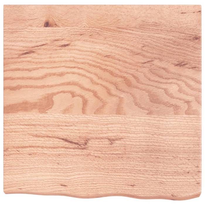 VidaXL Table Top Light Brown 60x60x6 Cm Treated Oak Wood 3156352