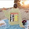 Women's Fashionable Casual Hooded Long Sleeved Printed Sweatshirt