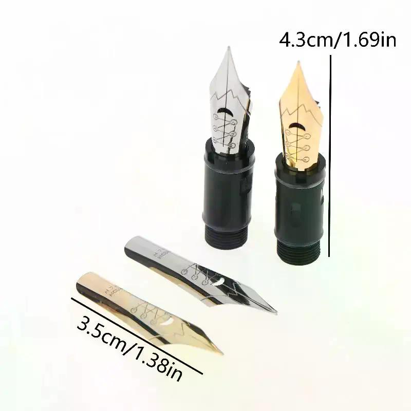 Creativo Per MAJOHN P136 P137 P138 P139 N.6 Solf Pennino Flessibile Sezione Presa Pennino Stilografica Copperplate ES ER Corpo Rotondo Pennino