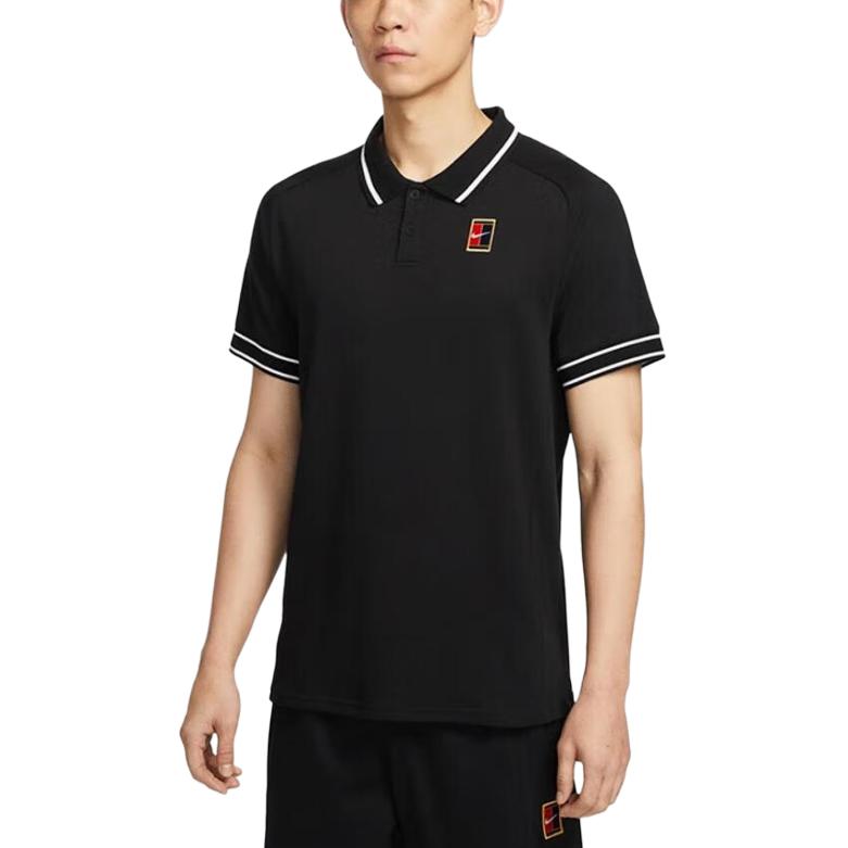 

Nike Comfortable Soft Skin-Friendly Versatile Short Sleeve Polo Shirt Men tops FQ2102-010 M
