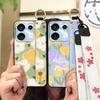Flower Shockproof Phone Case For UMIDIGI G9 5G/Note9 5G Ring Silicone Fashion Design Dirt-resistant Anti-dust Kickstand