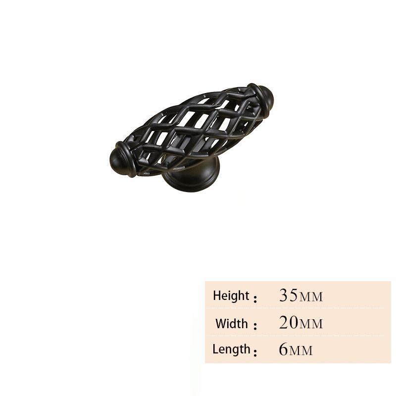 High-quality Zinc Alloy Matte Black Nickel Kitchen Cabinet Handle For Versatile Use