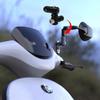 Motorcycle Side Mirror Folding Mechanism Cnc 360° Processor Universal Rearview Mirror Fully Adjusta