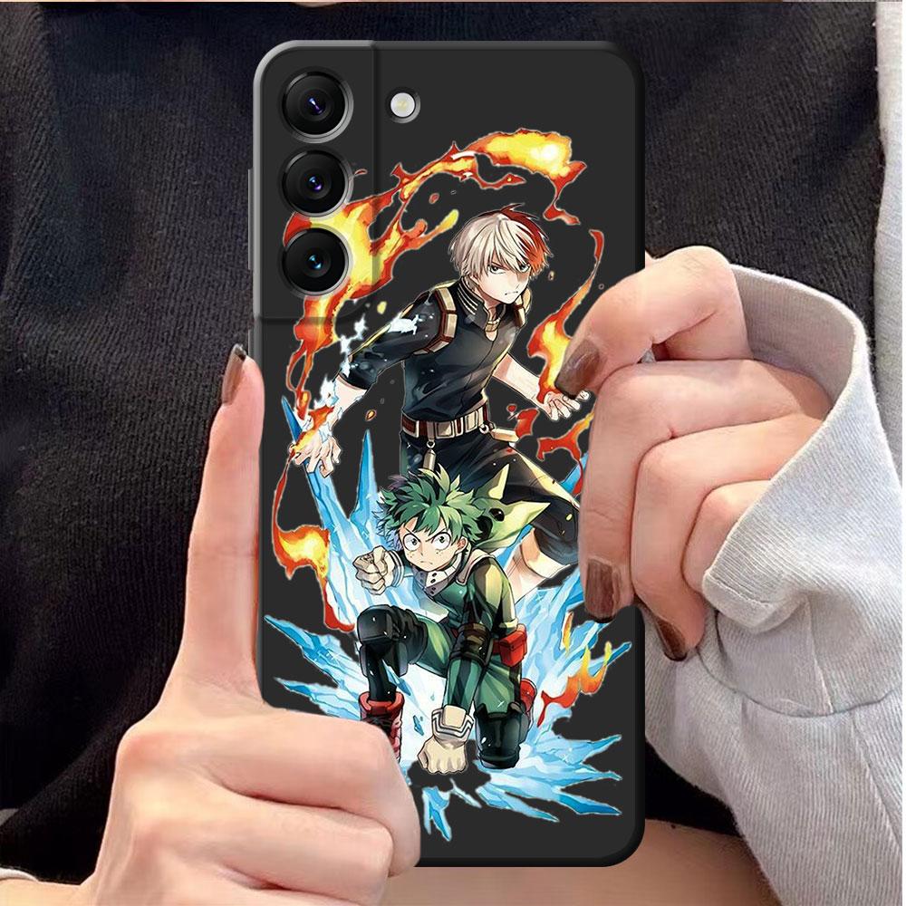 

Чехол для телефона Samsung Galaxy S7 S9 S8 S10 S21 S20 Plus S10e S21 FE S22 Ultra 5G, силиконовый чехол с изображением аниме «My Hero Academia Bag», чехол SamsungNote20Ultra5G