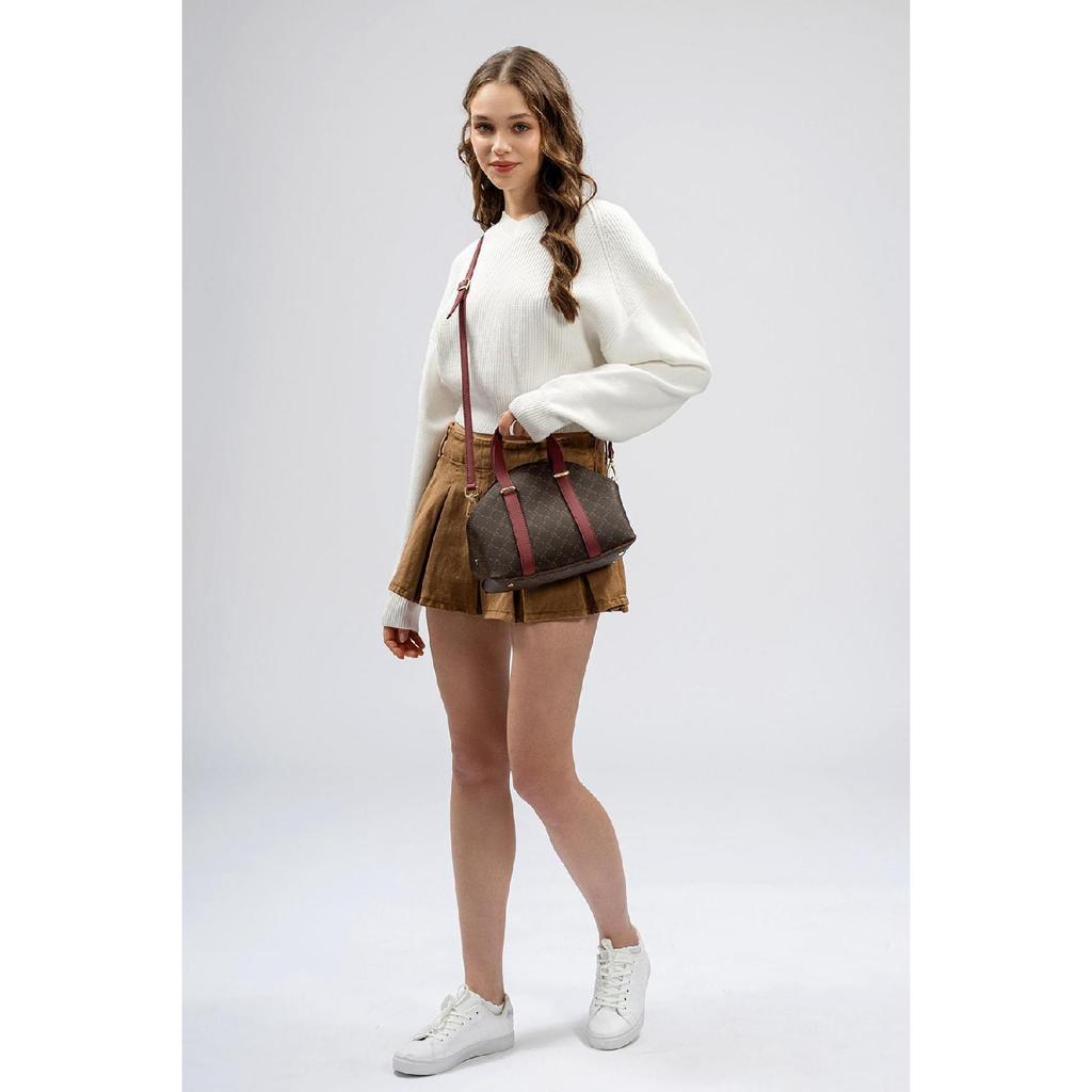 Patterned Wallet Wallet Hand And Shoulder Bag