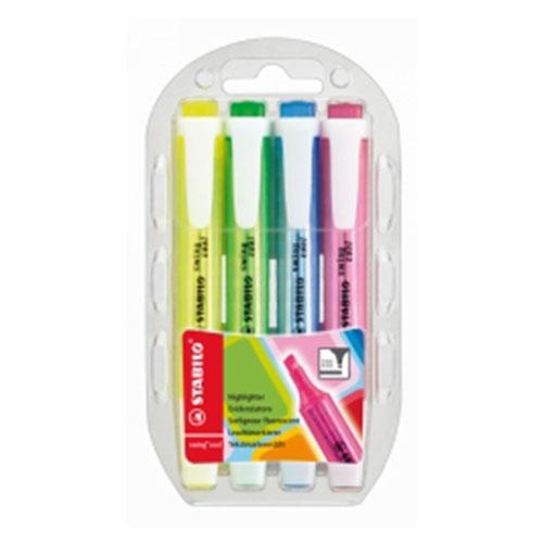 Stabilo Swing Cool Highlighter (Pack of 4)