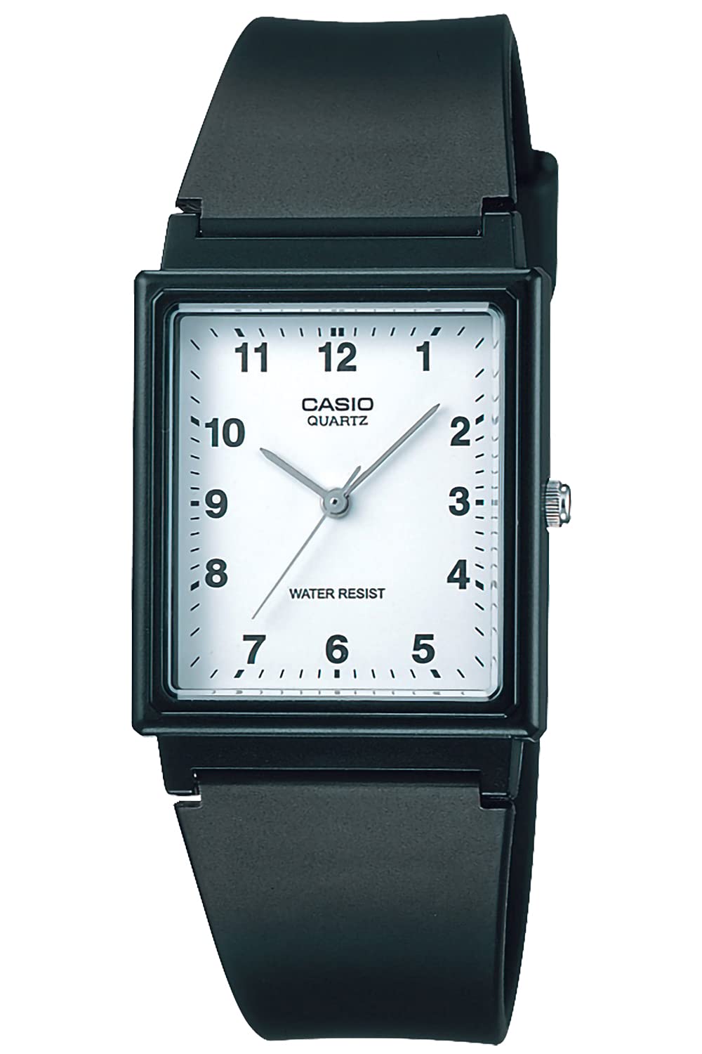 

Casio MQ-24 Resin Wristwatch, Casio Collection, black/white (square), 1 piece, Newest model 1 piece